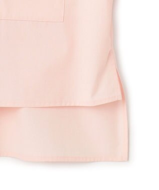 NAVE 【ReNAVE・セットアップ可/洗える/接触冷感/UVケア】コットンポリブロード クロップドシャツ ピンク系