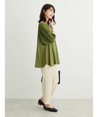 Green Parks ボリューム袖切替プルオーバー Green