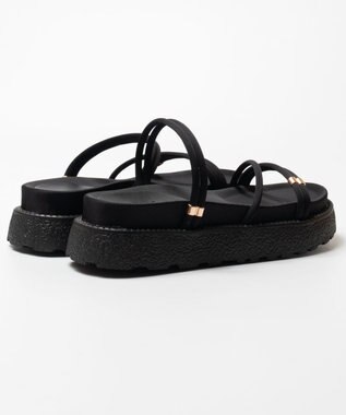 BONTRE 【MIONOTIS/ミオノティス】ナローベルト厚底2WAYサンダル /626B ブラック