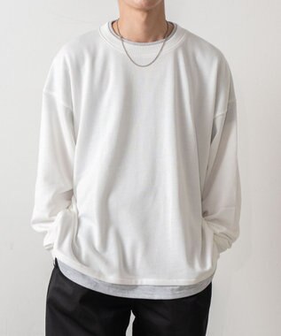  フェイクレイヤードプルオーバー