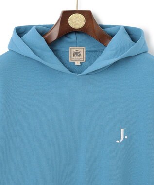 J.PRESS MEN 【WEB限定】J刺繍パーカー ターコイズブルー系