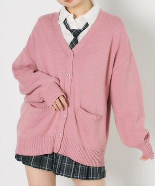 WEGO 【SCHOOL ITEM】ニットカーディガン