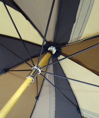 +RING 【限定/日本製】プラスリング 晴雨兼用傘（長ショート）BRN SR306 ブラウン