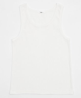 WEGO リブタンクトップ ホワイト