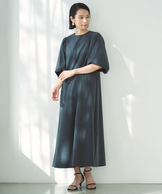 UNFILO L FINE MOVE ボリュームスリーブ ワンピース