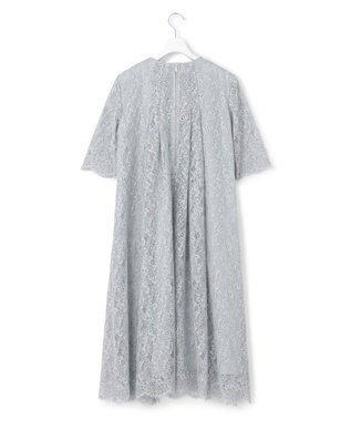 23区 【APPLAUDIR】ブライトフラワーレース ドレス グレイッシュブルー系