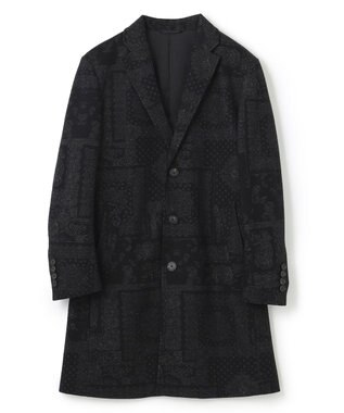 JOSEPH HOMME パッチジャガードジャジー　チェスターコート グレー系3