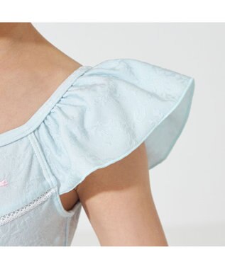 Chacott スカート付レオタード サックスブルー