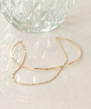 Phoebe クラッカードレーブバングル　ゴールド ゴールド