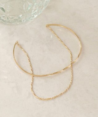 Phoebe クラッカードレーブバングル　ゴールド ゴールド