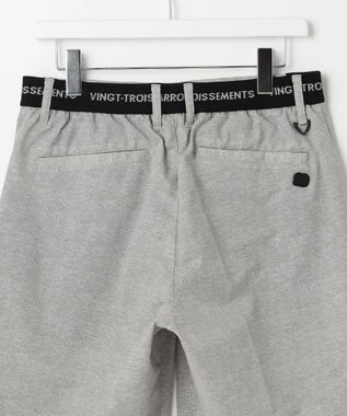 23区GOLF 【MEN】【ストレッチ】クールドット柄ハーフパンツ ライトグレー系5