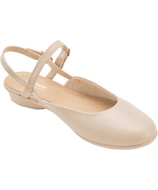 ASICS WALKING ペダラ フラット ヒール ストラップ レディース 3E ベージュ系