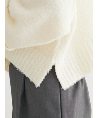 Green Parks ・Ｐｅｔｉｔ　Ｆｌｅｕｒ　ブークレワイドニット Off White
