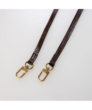 UNBILLION カシュカシュ cachechche / クロコ型押し2wayミニショルダー チョコ