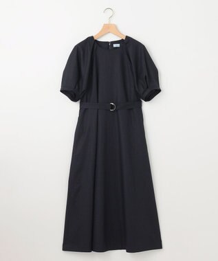 組曲 L リネンレーヨン ワンピース ネイビー系