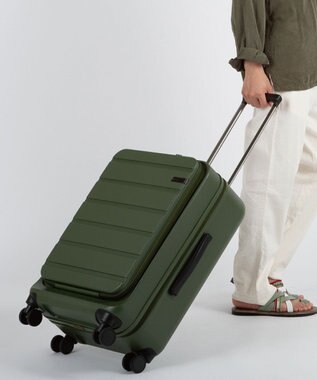 ACE BAGS & LUGGAGE ACE フレットボード フロントオープン スーツケース M 50L 05432 エース カーキ