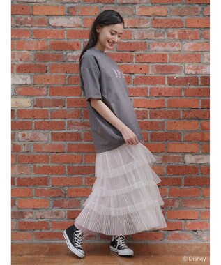 Green Parks ミッキーフレンド／体操プリント半袖ＴＥＥ Charcoal Gray