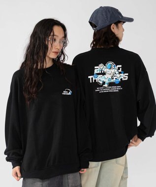 WEGO 【2025年秋冬新作/SMLXLサイズ展開/ユニセックス着用ITEM】アソートグラフィックプルオーバー