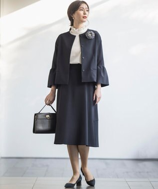 組曲 スクエアショルダー バッグ ブラック系