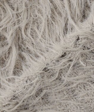 NAVE 【ReNAVE・洗える】メルティーシャギーニット カーディガン ライトグレー系