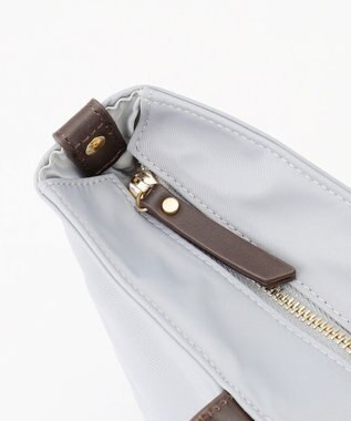 J.PRESS LADIES 【A4サイズ収納可】 ナイロン トート バッグ ライトグレー系