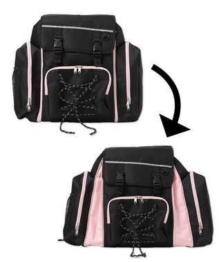 WEGO BIGポケット拡張バックパック 柄1