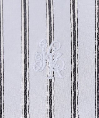 組曲 コットンシャーティング ベーシックシャツ サックスブルー系1