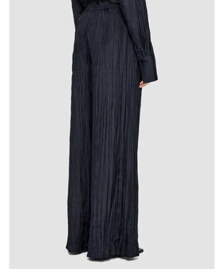 JOSEPH 【洗える】ハボタイ　ワイドレッグトラウザーズ Navy