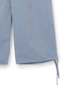 J.PRESS YORK STREET 【WOMEN】コーデュロイ ジョグパンツ ダルブルー系