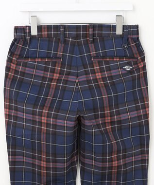 23区GOLF 【MEN】ＴＥＸＢＲＩＤ チェック柄  べーシックシルエットパンツ ネイビー系3