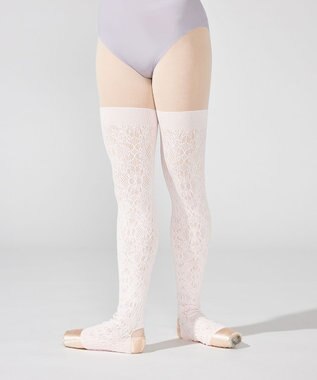 Chacott キシリトールニットレッグウォーマー ピンク