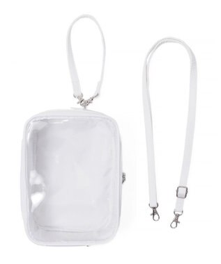 WEGO 【痛バ＆推し活グッズ】マルチWAYぬいポーチ ホワイト