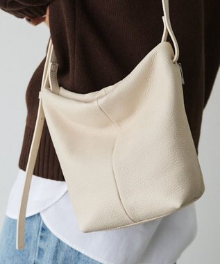 russet レザーミニショルダーバッグ(CE-1657) Ivory