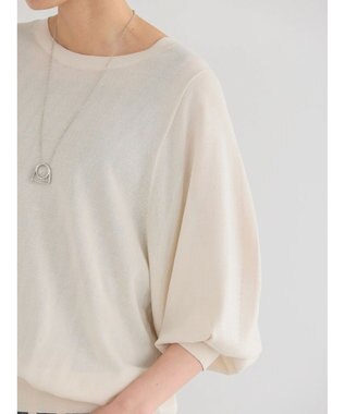 AMERICAN HOLIC ドルマンハイゲージニットプルオーバー Ivory