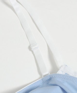 WEGO 【ブラトップ＆ショーツセット】Liliane　Ciel　サイドライン サックス