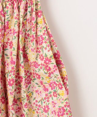 組曲 KIDS 【110-140㎝】リンドウプリント ワンピース ローズ系5