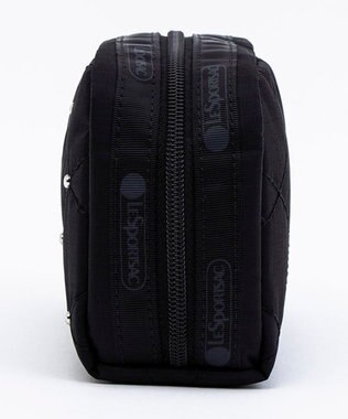 LeSportsac RECTANGULAR COSMETIC/ブラックキルトスタッズ ブラックキルトスタッズ