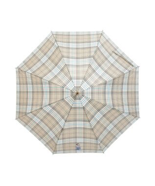 MOONBAT 【雨傘】POLO RALPH LAUREN（ポロ ラルフローレン）チェック ポロベア ワンポイント 長傘 ベージュ