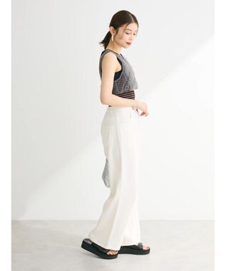 Green Parks ・ＳＵＧＡＲ　ＳＰＯＯＮ　ボーダーアメスリタンクトップ Black