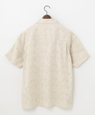 JOSEPH ABBOUD MOUNTAIN 【SPACE／UNISEX】ソアロンリネンジャガード シャツ ベージュ系7