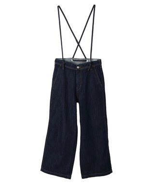 CRAFT STANDARD BOUTIQUE ２ｗａｙサロペットデニムパンツ Dark Indigo