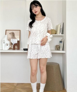WEGO 総柄セットアップルームウェア 柄3
