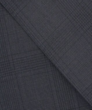 GOTAIRIKU 横に伸びる【TasmaniaWool/タマニアウール】ストレッチ スーツ_グレー格子柄 グレー格子地柄