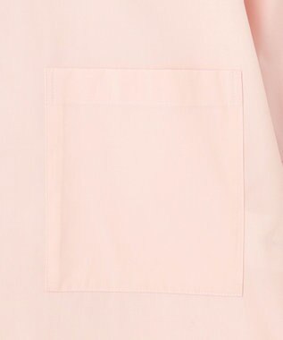 NAVE 【ReNAVE・セットアップ可/洗える/接触冷感/UVケア】コットンポリブロード クロップドシャツ ピンク系