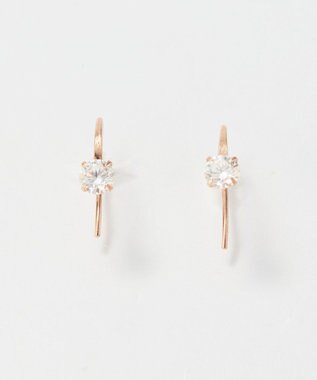 Phoebe 【K10RG】ブリリアンフックピアス ローズゴールド