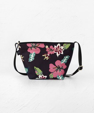 TOCCA LOVE MY COLOR CROSSBODY BAG バッグ ブラック（花柄）系5
