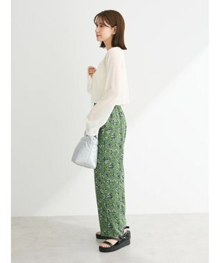 Green Parks ・swing by SET2点ニットカーデ&ニットキャミ Off White