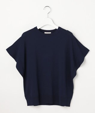 ANY SIS L 【アイスタッチ】フレンチスリーブ ニット