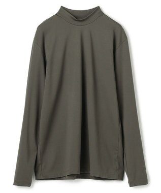 JOSEPH HOMME ハイゲージベアスムース　モックネック長袖Ｔシャツ ダークグリーン系