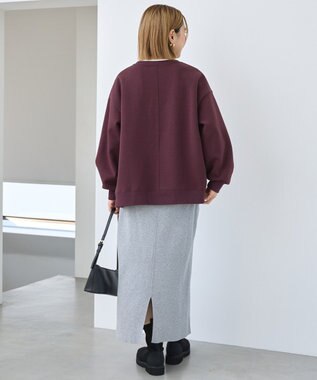 AMERICAN HOLIC サイドドットボタンポンチプルオーバー Bordeaux